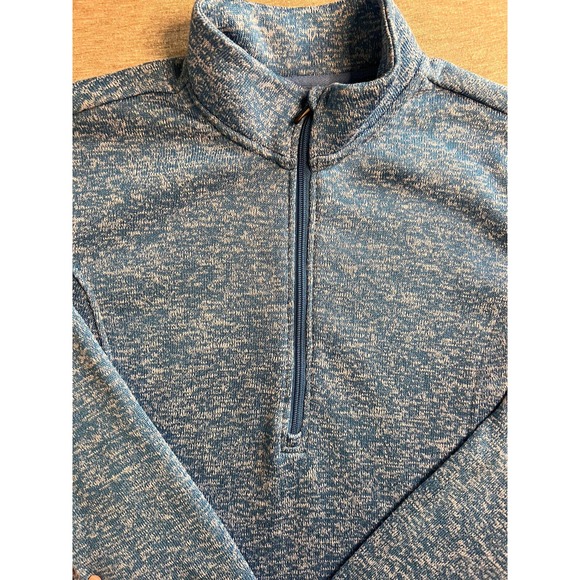 Bit & Bridle Sz XL Blue Athleisure 1/4 Zip Outdoor Riding Warm Pullover Jacket - Picture 3 of 10